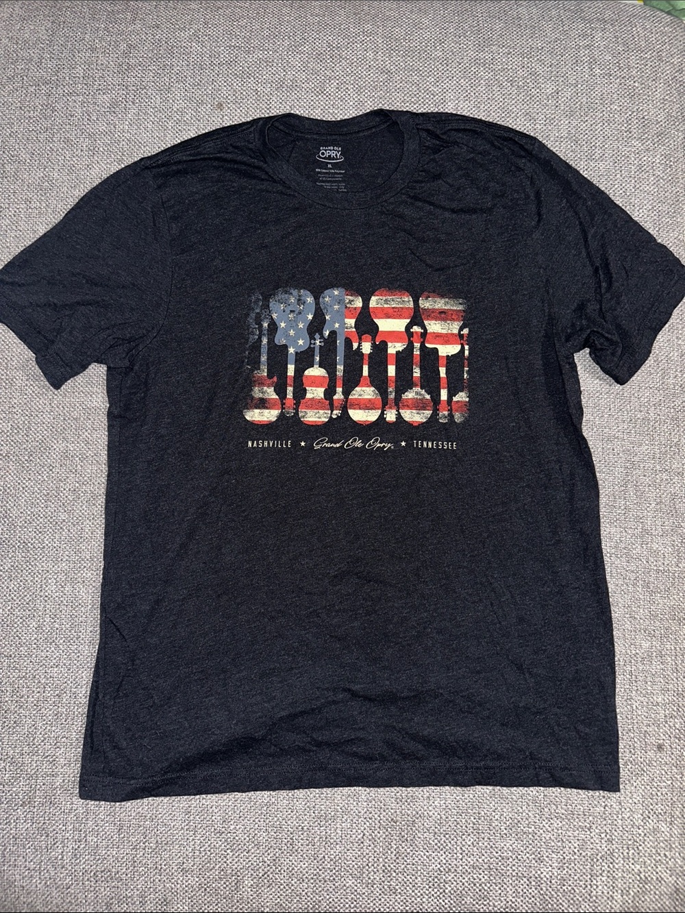 Grand Ole Opry Nashville Black Graphic Short Sleeve Tee